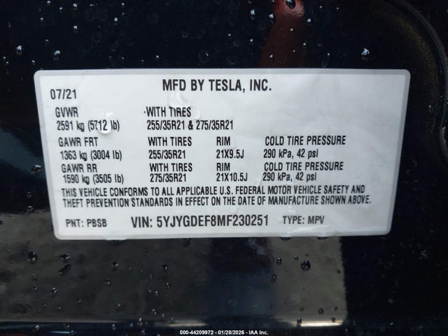 Tesla Model Y Performance Dual Motor All-wheel Drive