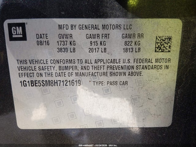 Chevrolet Cruze Lt Auto