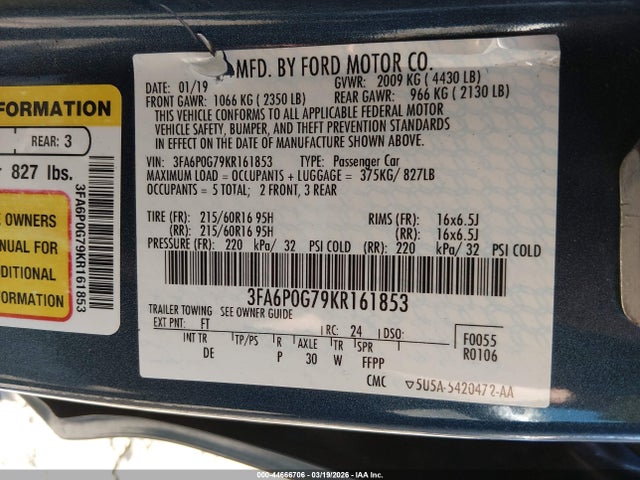 Ford Fusion S