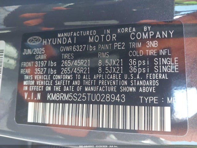 Hyundai PALISADE Calligraphy