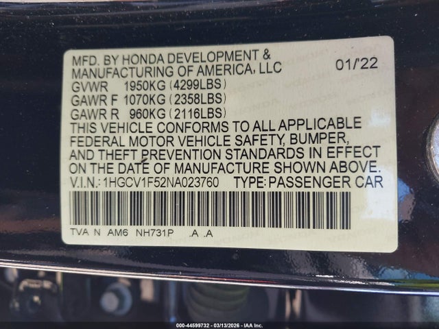 Honda Accord Ex-l