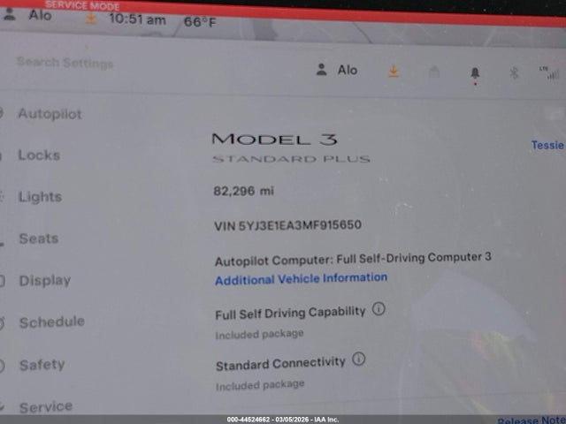 Tesla Model 3 Standard Range Plus Rear-wheel Drive