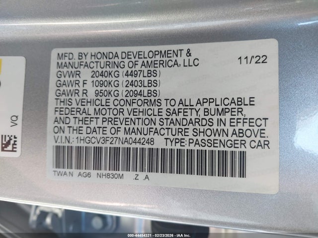 Honda Accord Sport