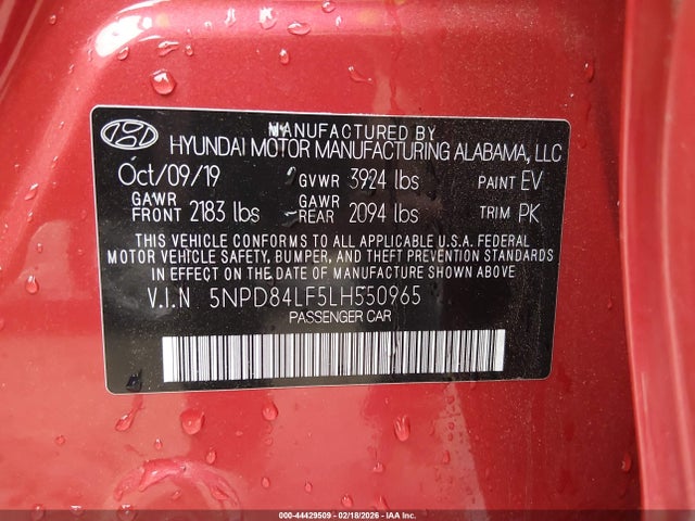 Hyundai ELANTRA Sel