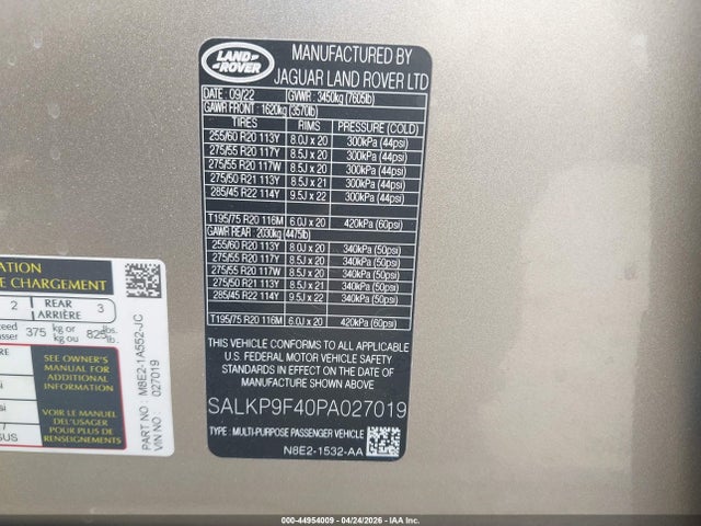 Land Rover Range Rover P440e Se