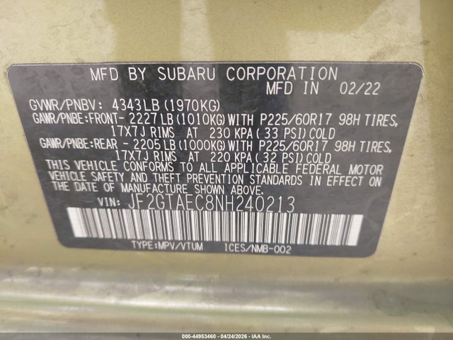 Subaru Crosstrek Premium