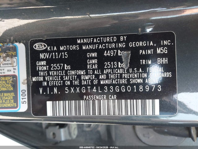 Kia Optima Lx