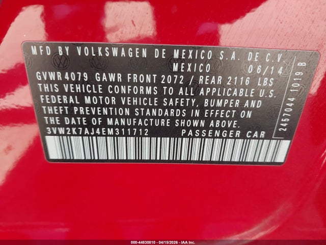 Volkswagen Jetta 2.0l S