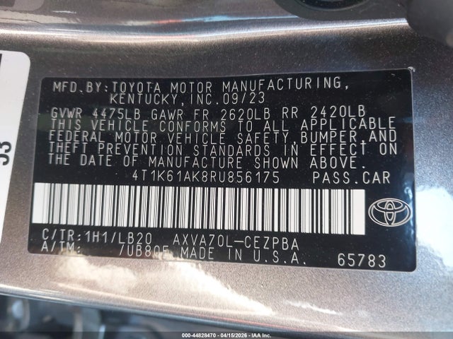 Toyota Camry Xse