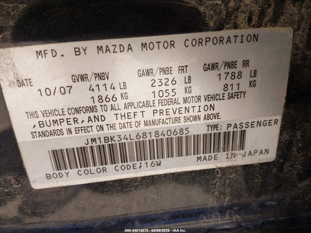Mazda Mazdaspeed3 Grand Touring