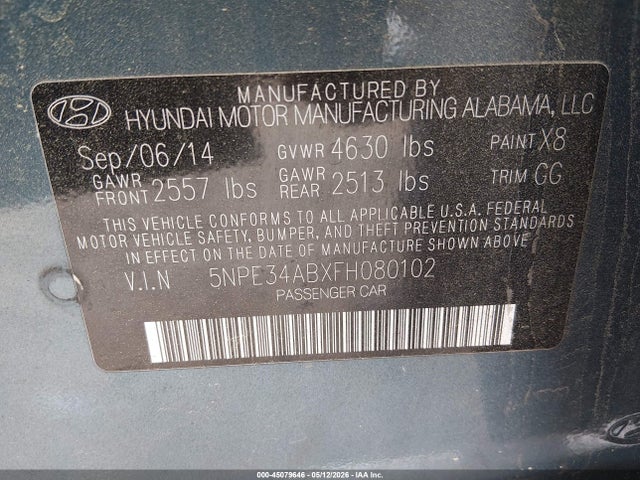 Hyundai SONATA Sport 2.0t