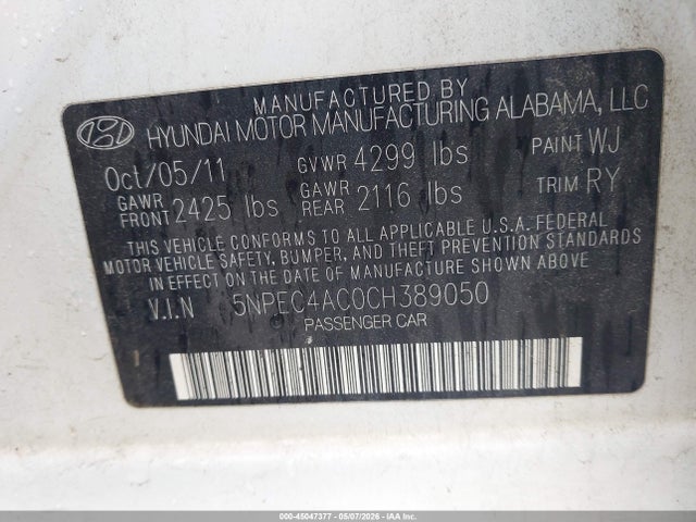 Hyundai SONATA Se