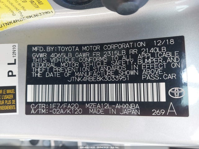 Toyota Corolla Se