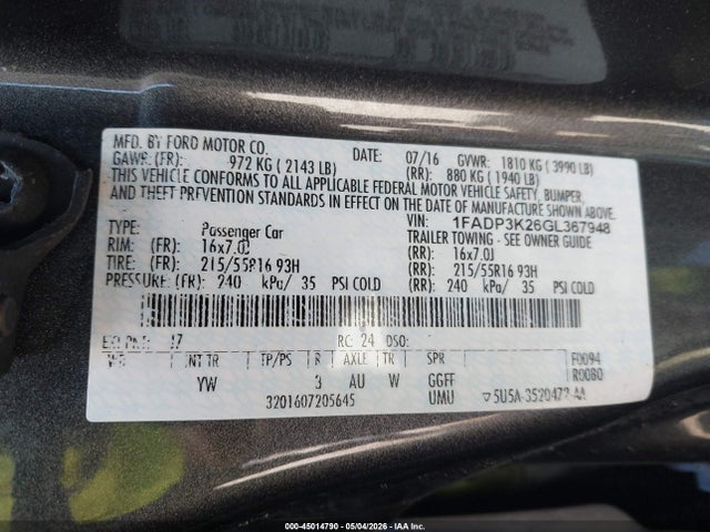 Ford Focus Se