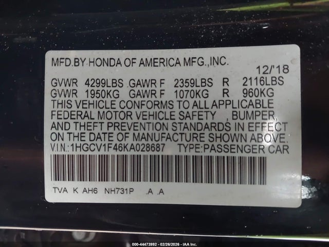Honda Accord Ex