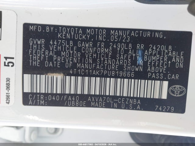 Toyota Camry Le