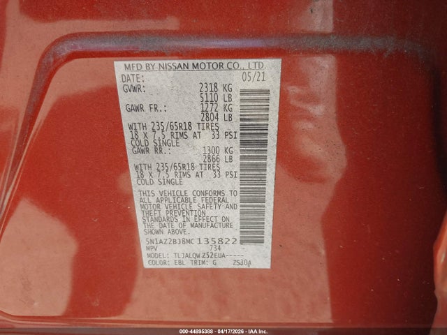 Nissan Murano Sv Fwd