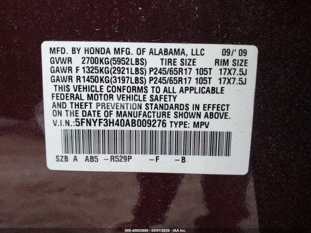 Honda Pilot Ex