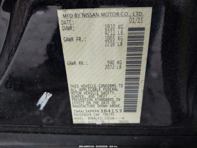 Nissan Altima 2.5 S