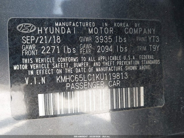 Hyundai Ioniq Blue