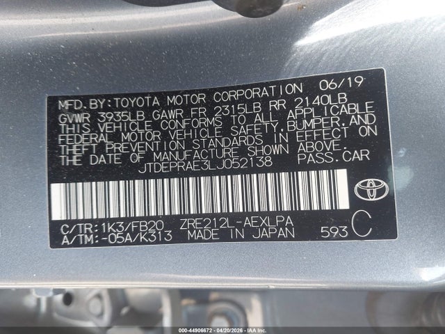 Toyota Corolla Le