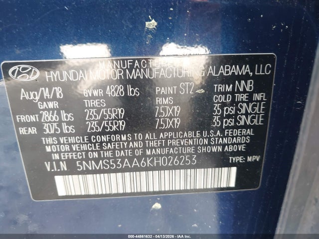 Hyundai SANTA FE Limited 2.0t