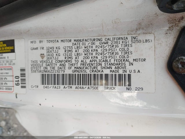 Toyota Tacoma Prerunner V6
