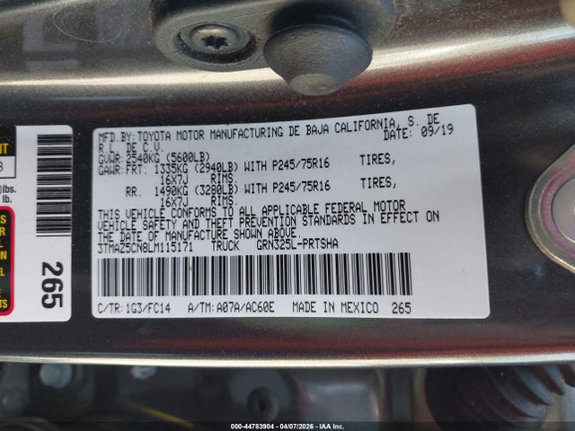 Toyota Tacoma Sr5 V6