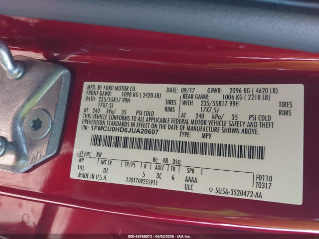 Ford Escape Sel