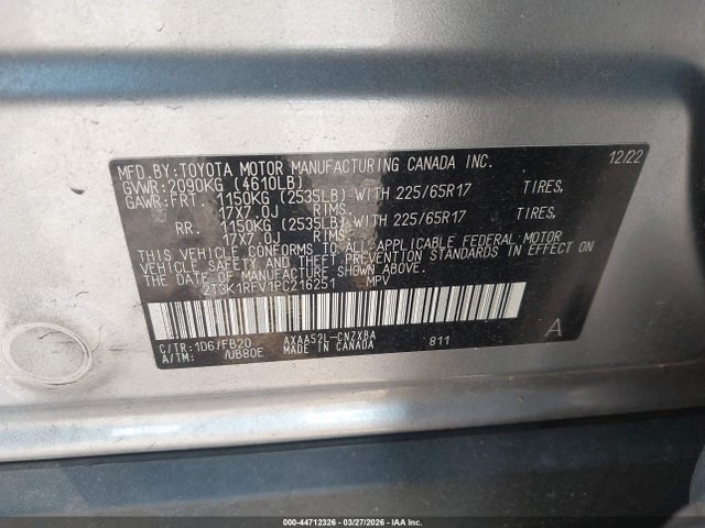 Toyota RAV4 Le