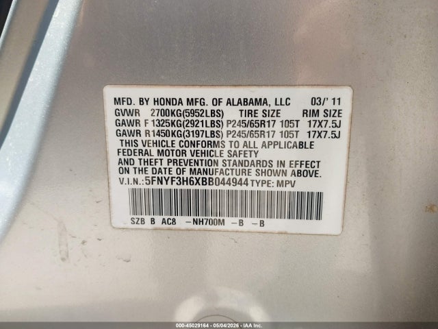 Honda Pilot Ex-l