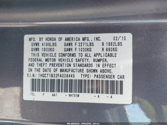 Honda Accord Lx-s