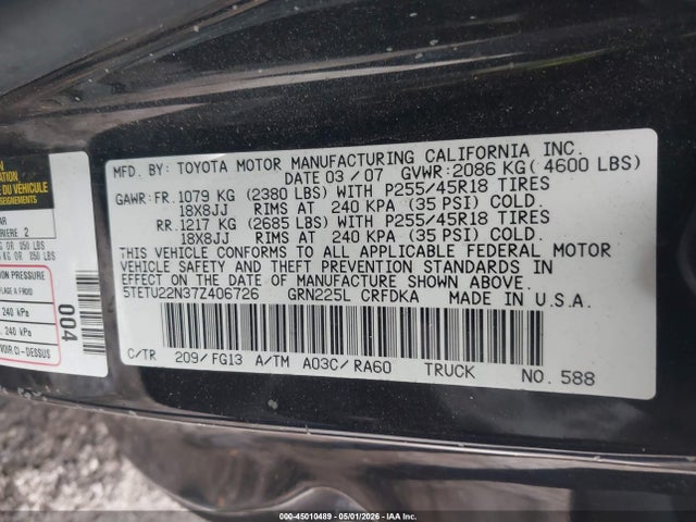 Toyota Tacoma X-runner