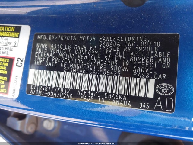 Toyota Matrix Xrs