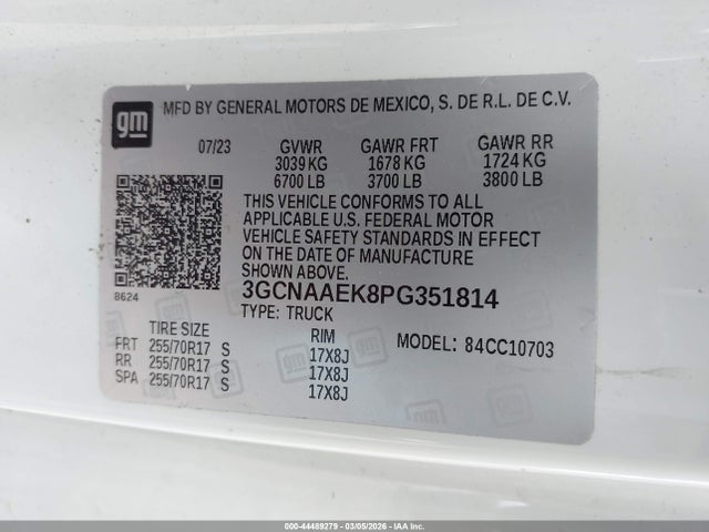 Chevrolet Silverado 1500 2wd  Standard Bed Wt