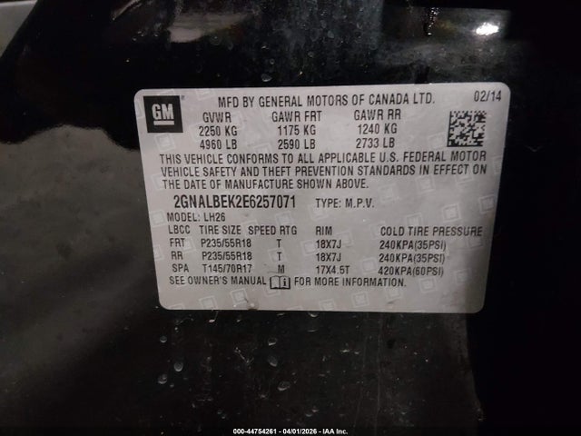 Chevrolet Equinox 1lt