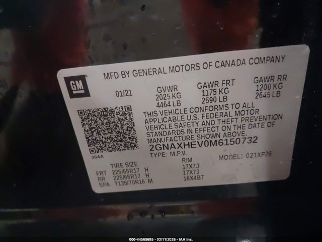 Chevrolet Equinox Fwd Ls