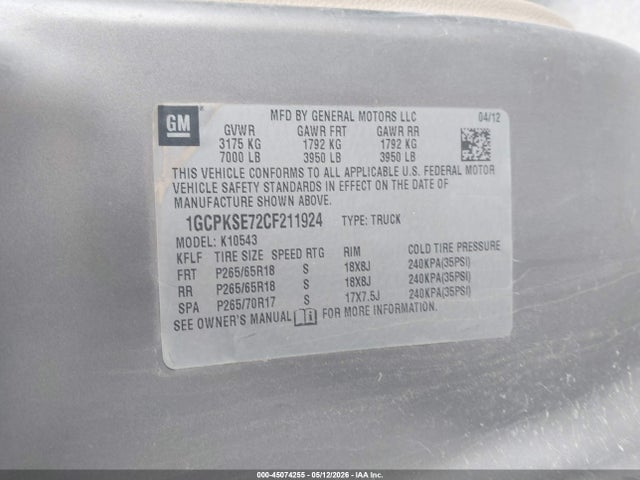 Chevrolet Silverado 1500 Lt