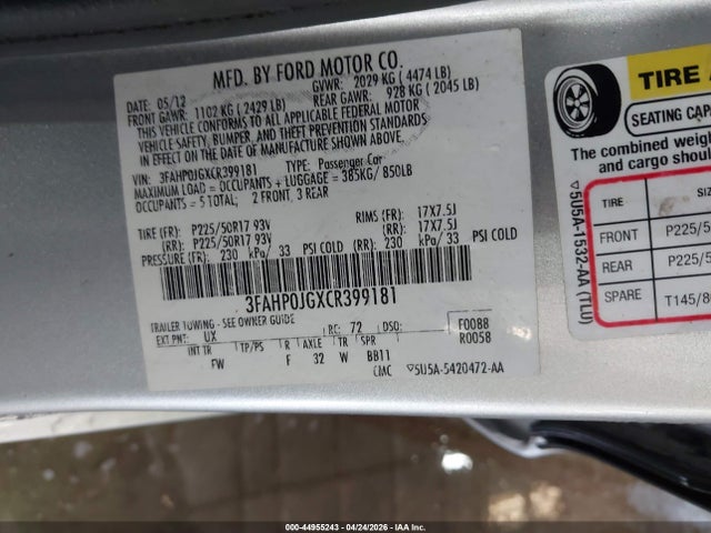 Ford Fusion Sel