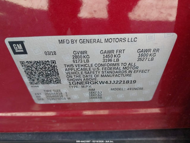 Chevrolet Traverse 1lt