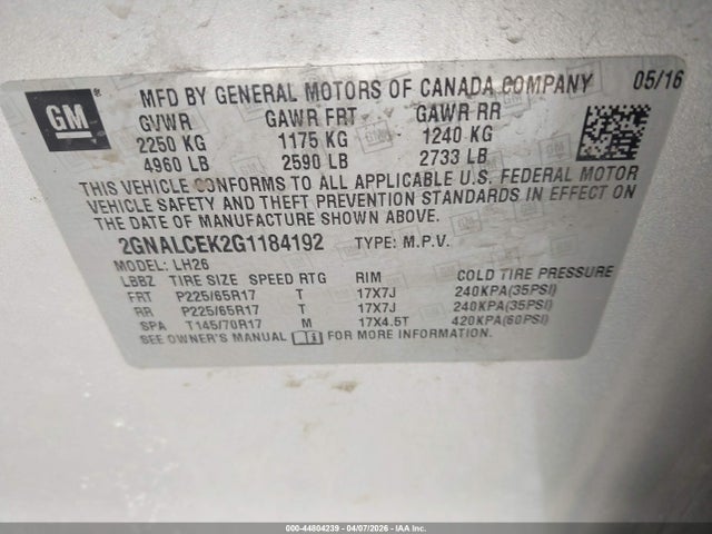 Chevrolet Equinox Lt
