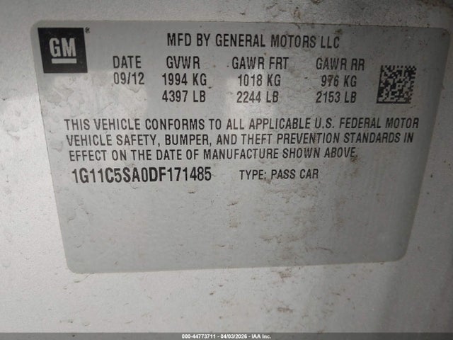 Chevrolet Malibu 1lt