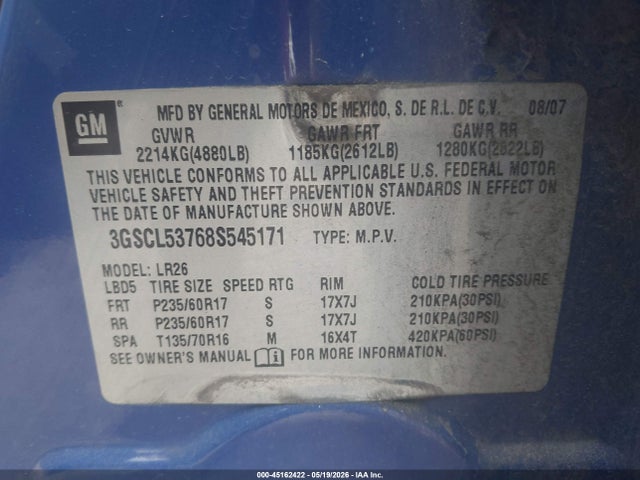 Saturn Vue V6 Xr
