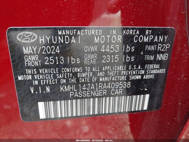Hyundai SONATA Sel