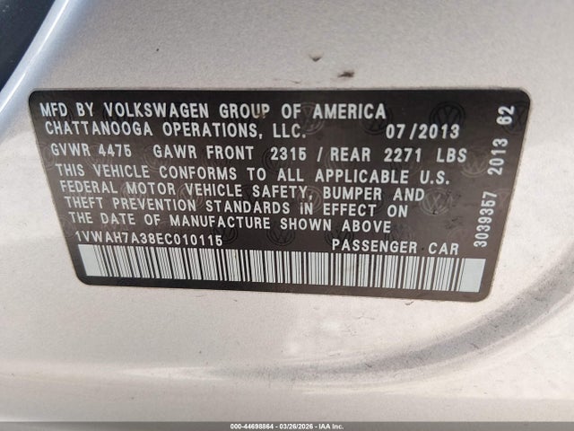 Volkswagen Passat 2.5l Wolfsburg Edition