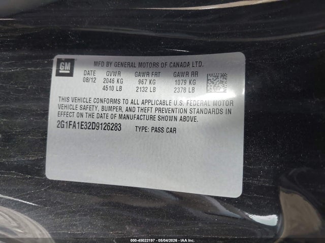 Chevrolet Camaro 2ls