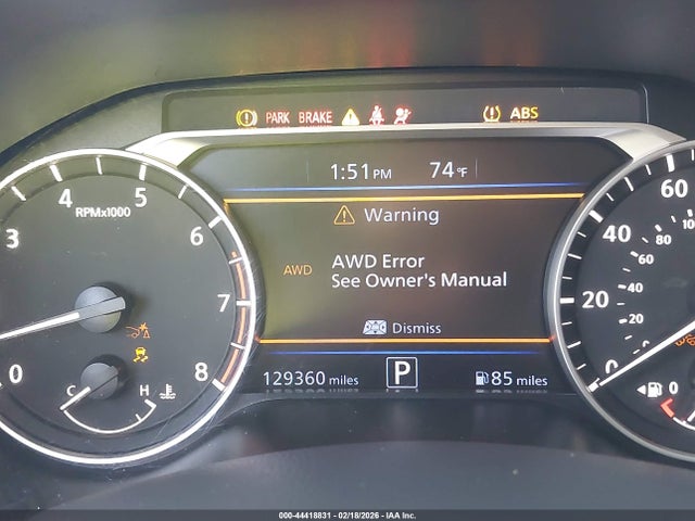 Nissan Altima Sr Intelligent Awd
