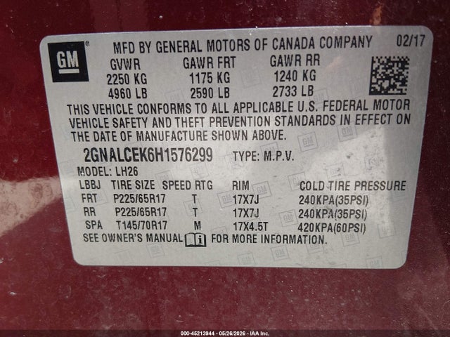 Chevrolet Equinox Lt