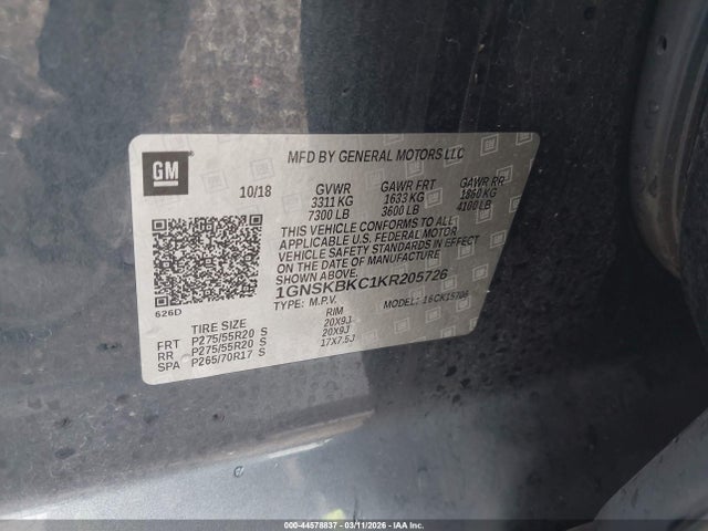 Chevrolet Tahoe Lt