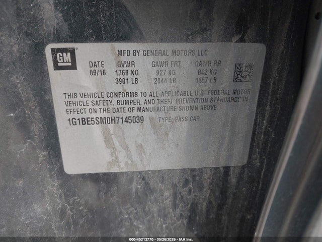 Chevrolet Cruze Lt Auto